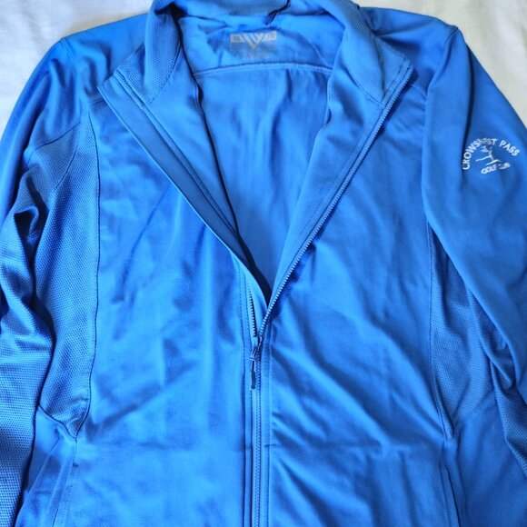 Level Wear Golf Zip-Up Jacket Long Sleeve Pockets Women's XXL Blue NWT - Picture 11 of 14